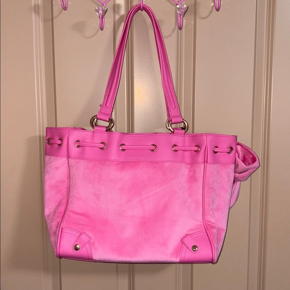 💖 Juicy Couture Classic Scottie Dogs Tote Purse Daydreamer 💖 - Picture 5 of 6